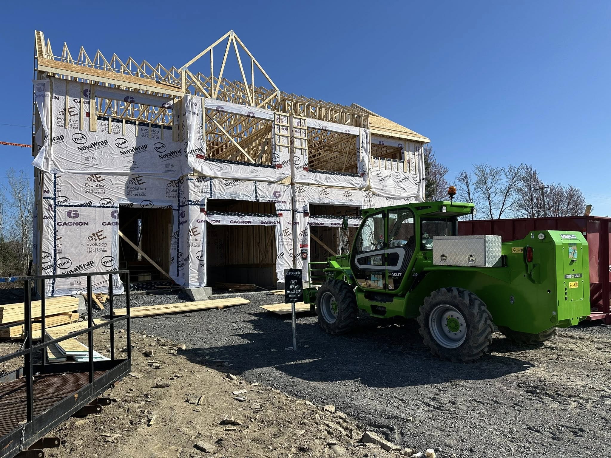 Construction neuve — maison unifamiliale